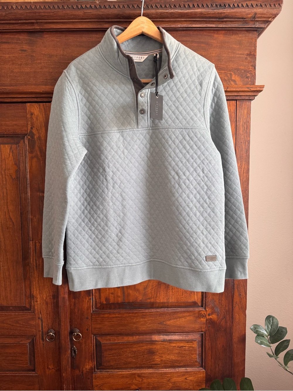 Outpost Makers Quilted Quarter Zip Pullover New from Buckle